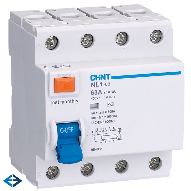 CHINT RCD 4P63A 30mA-TypeA