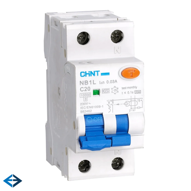 CHINT RCBO 1P+N C20 30mA