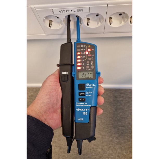 ELIT 135 Spndings-/gennemgangstester