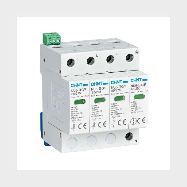 CHINT SPD type 2, 65kA/275V 3P+N