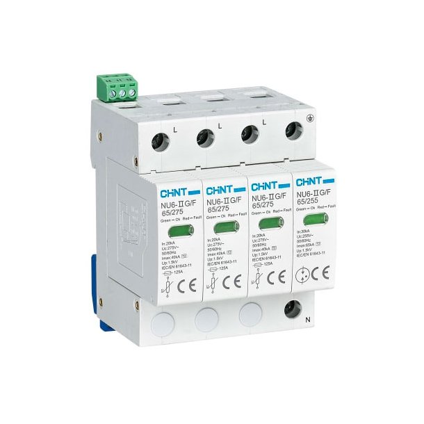 CHINT SPD type 2, 65kA/275V 3P+N
