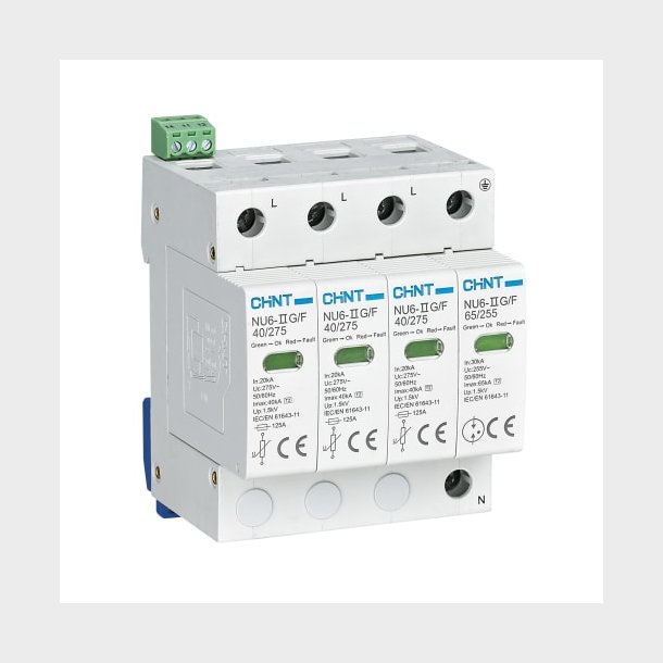 CHINT SPD type 2, 40kA/275V 3P+N