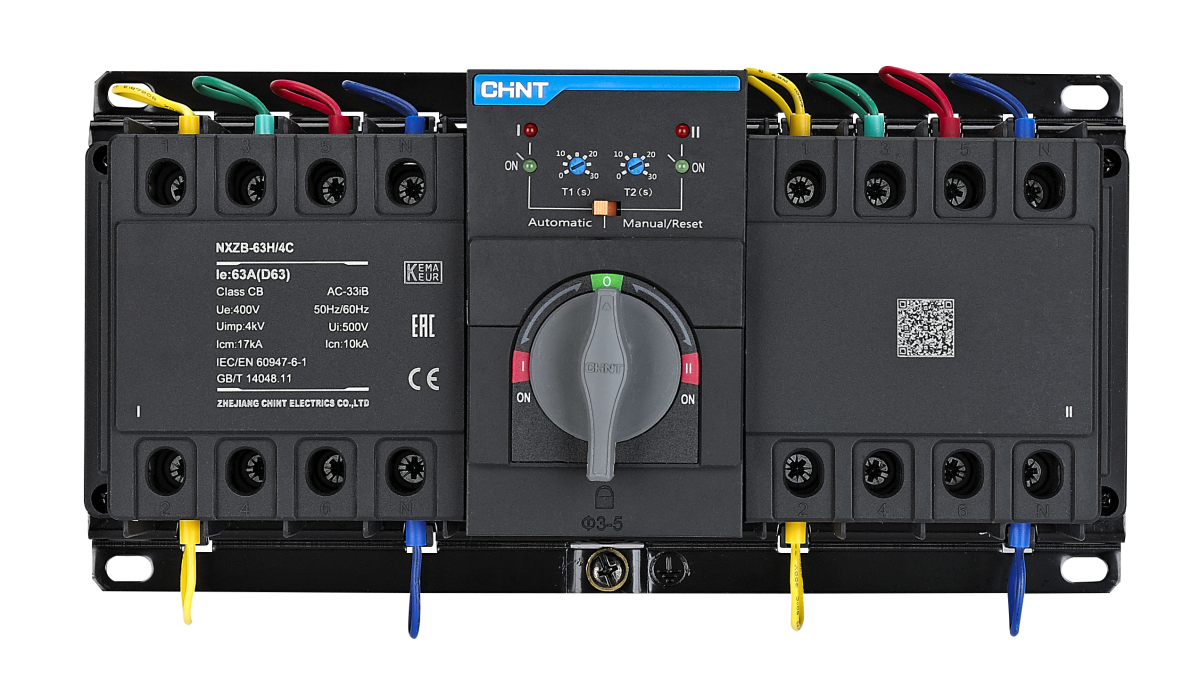 Inverter net/generator 63A 3P/4P m. smart controller & Modbus – NXZB ...