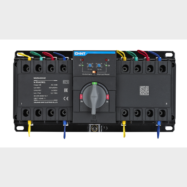 Inverter net/generator 63A 3P/4P m. smart controller &amp; Modbus � NXZB-63H/4CT