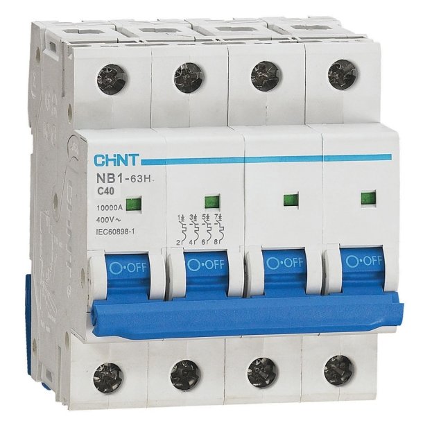 CHINT MCB 3P+N C40-10kA