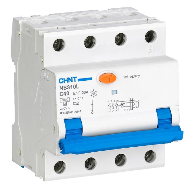 RCBO NB310L/3N 3P+N C40 300mA A  6kA