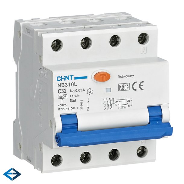 CHINT RCBO 3P+N C32 30mA